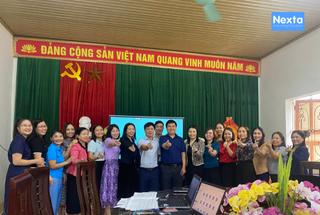 Masscom tập huấn chuyển đổi số tại Trường Tiểu học Thanh Dương (Nghệ An)