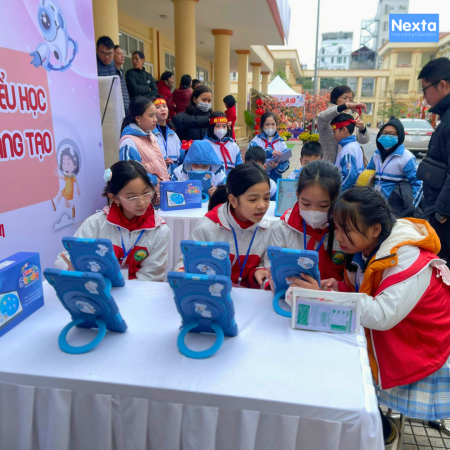 Nexta tham gia Hội thi phát triển năng lực học sinh tiểu học và triển lãm các sản phẩm sáng tạo năm học 2023-2024