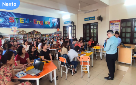Nexta tổ chức tập huấn lớp học thông minh tại trường Tiểu học Ngũ Lão